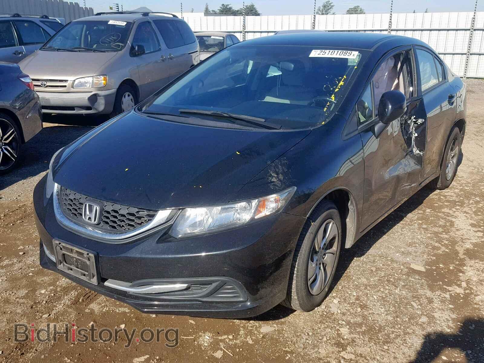 2013 HONDA CIVIC LX - VIN: 19XFB2F51DE222076 - Фото 2