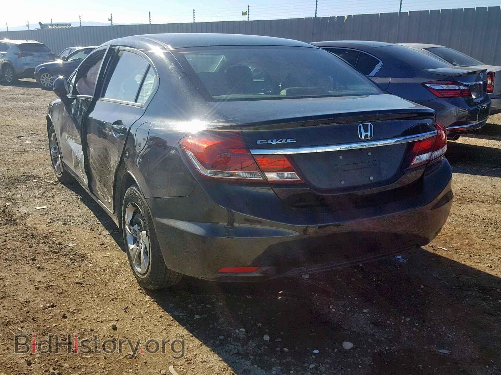 2013 HONDA CIVIC LX - VIN: 19XFB2F51DE222076 - Фото 3