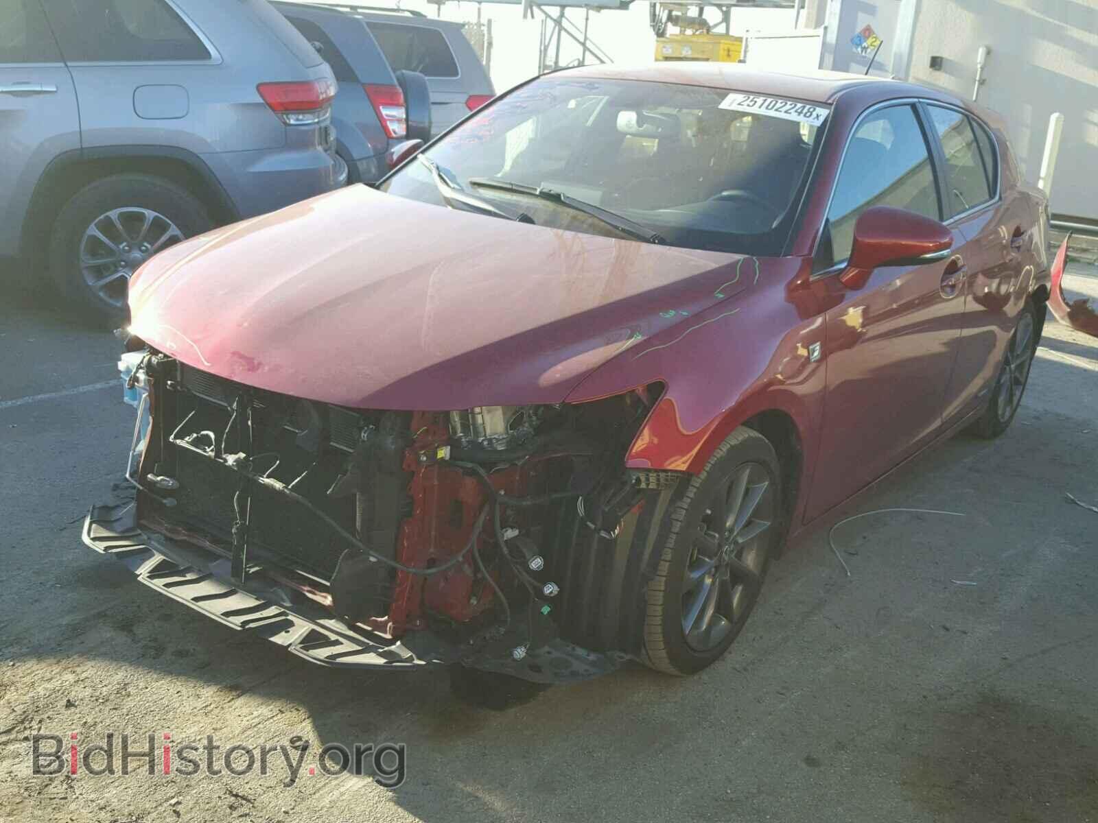 2013 LEXUS CT 200 - VIN: JTHKD5BH4D2128005 - Фото 2