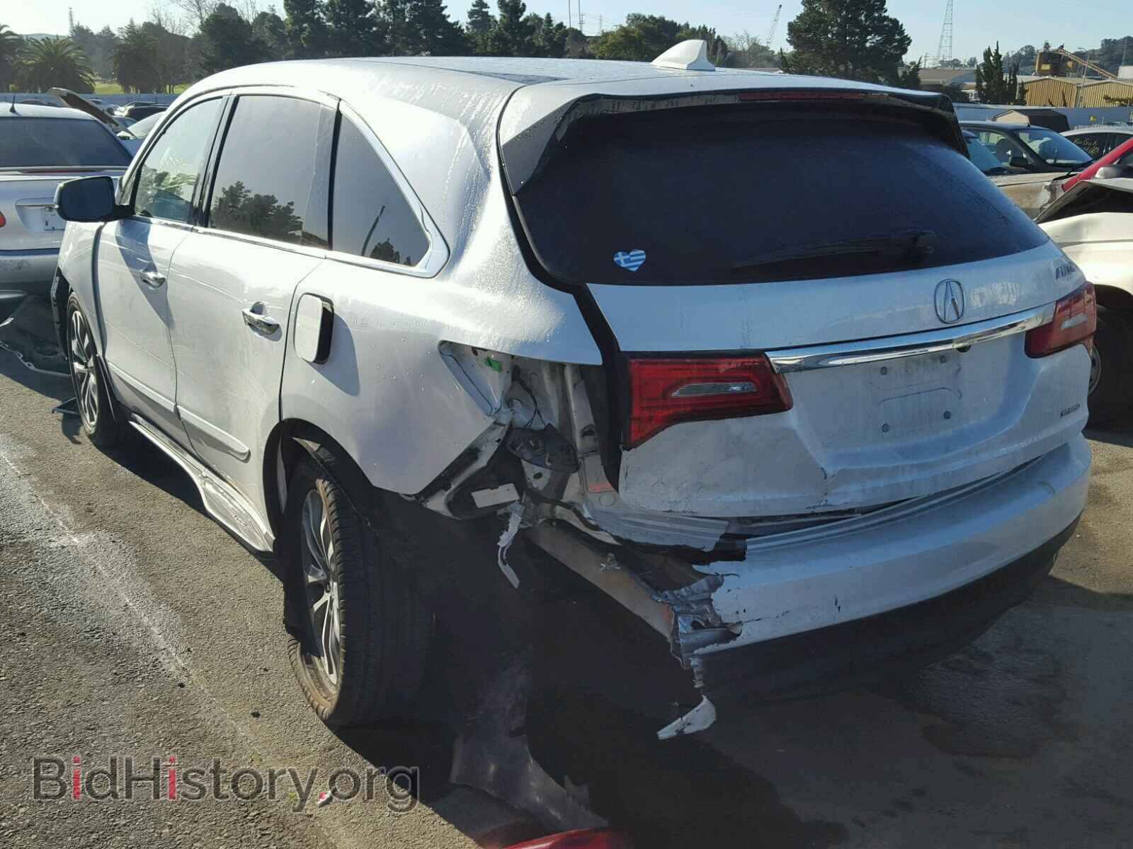 2016 ACURA MDX - VIN: 5FRYD4H69GB024573 - Фото 3