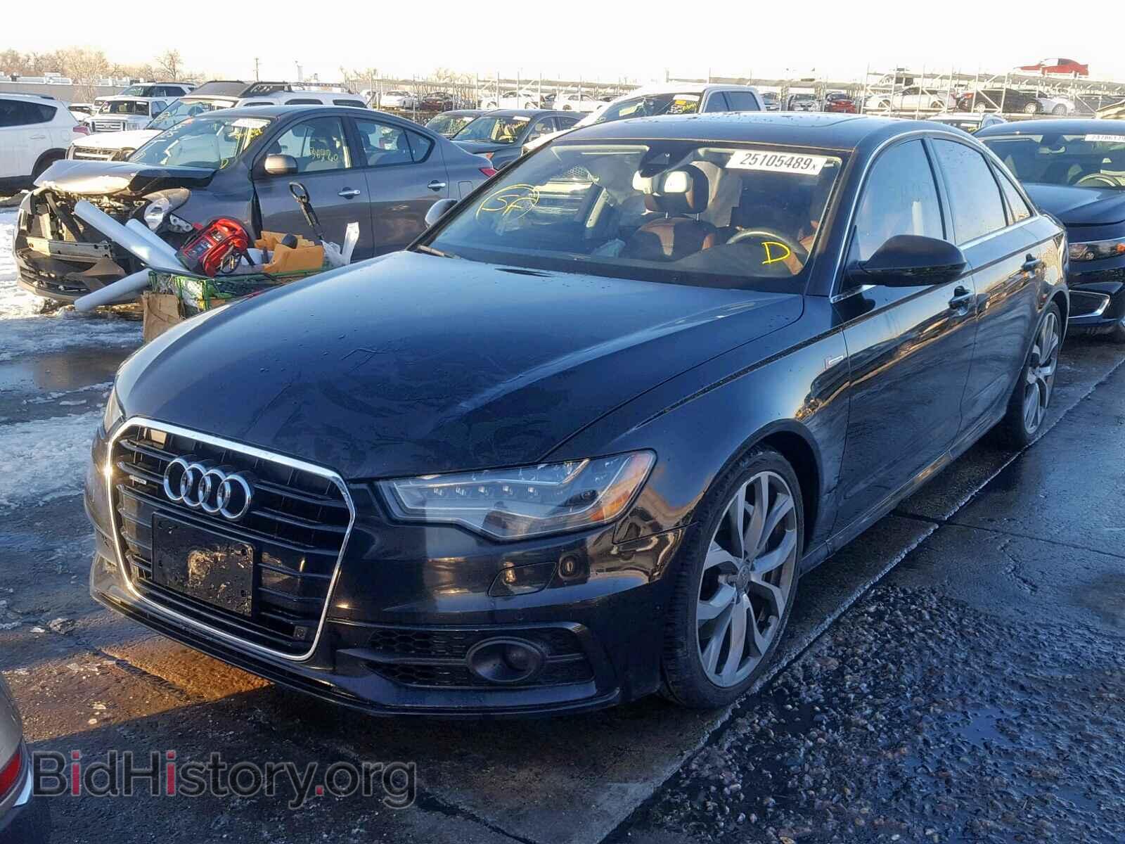 2012 AUDI A6 - VIN: WAUHGAFC4CN136352 - Фото 2