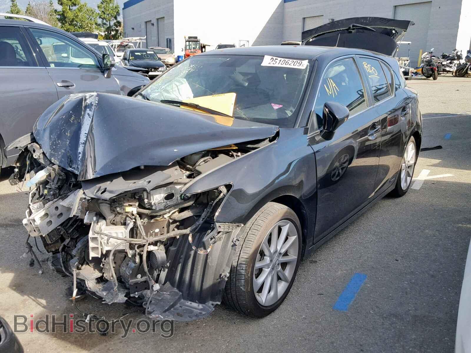 2012 LEXUS CT 200 - VIN: JTHKD5BH6C2118266 - Фото 2