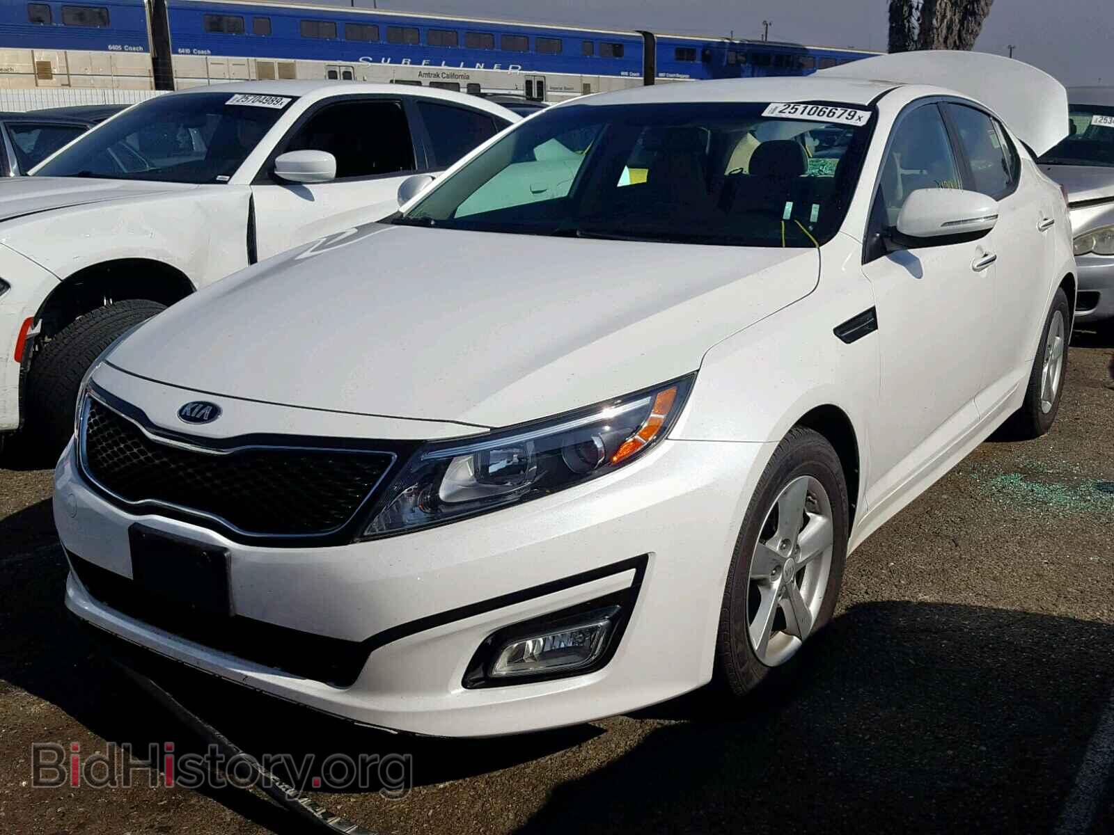 2015 KIA OPTIMA - VIN: KNAGM4A70F5662448 - Фото 2