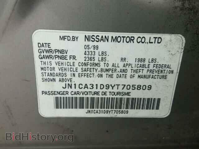 2000 NISSAN MAXIMA - VIN: JN1CA31D9YT705809 - Фото 10