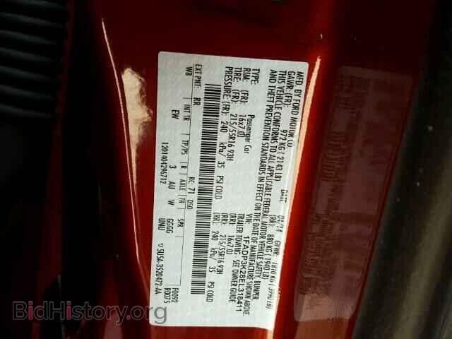 2014 FORD FOCUS - VIN: 1FADP3K28EL318411 - Фото 10