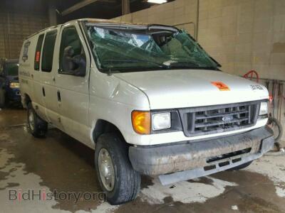 2007 Ford ECONOLINE, белый — VIN 1FTSE34L17DA13486, Copart