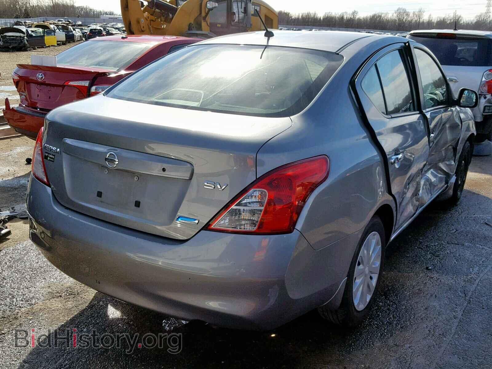 2012 NISSAN VERSA - VIN: 3N1CN7AP4CL909856 - Фото 4