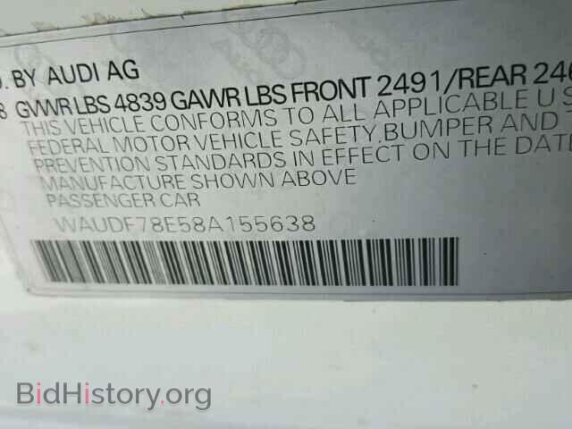 2008 AUDI A4 - VIN: WAUDF78E58A155638 - Фото 10