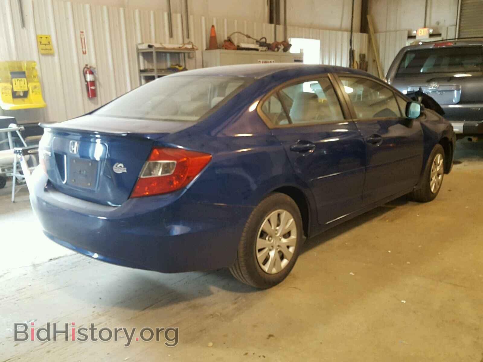 2012 HONDA CIVIC - VIN: 2HGFB2F57CH582537 - Фото 4