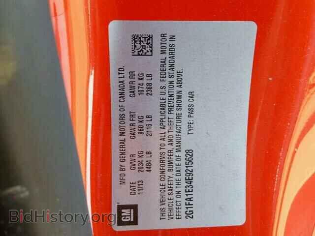 2014 CHEVROLET CAMARO - VIN: 2G1FA1E34E9215628 - Photo 10