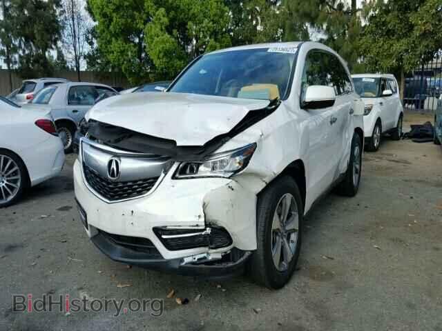 2014 ACURA MDX - VIN: 5FRYD3H28EB003993 - Фото 2