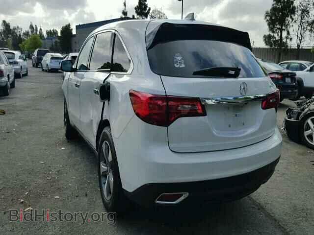2014 ACURA MDX - VIN: 5FRYD3H28EB003993 - Фото 3