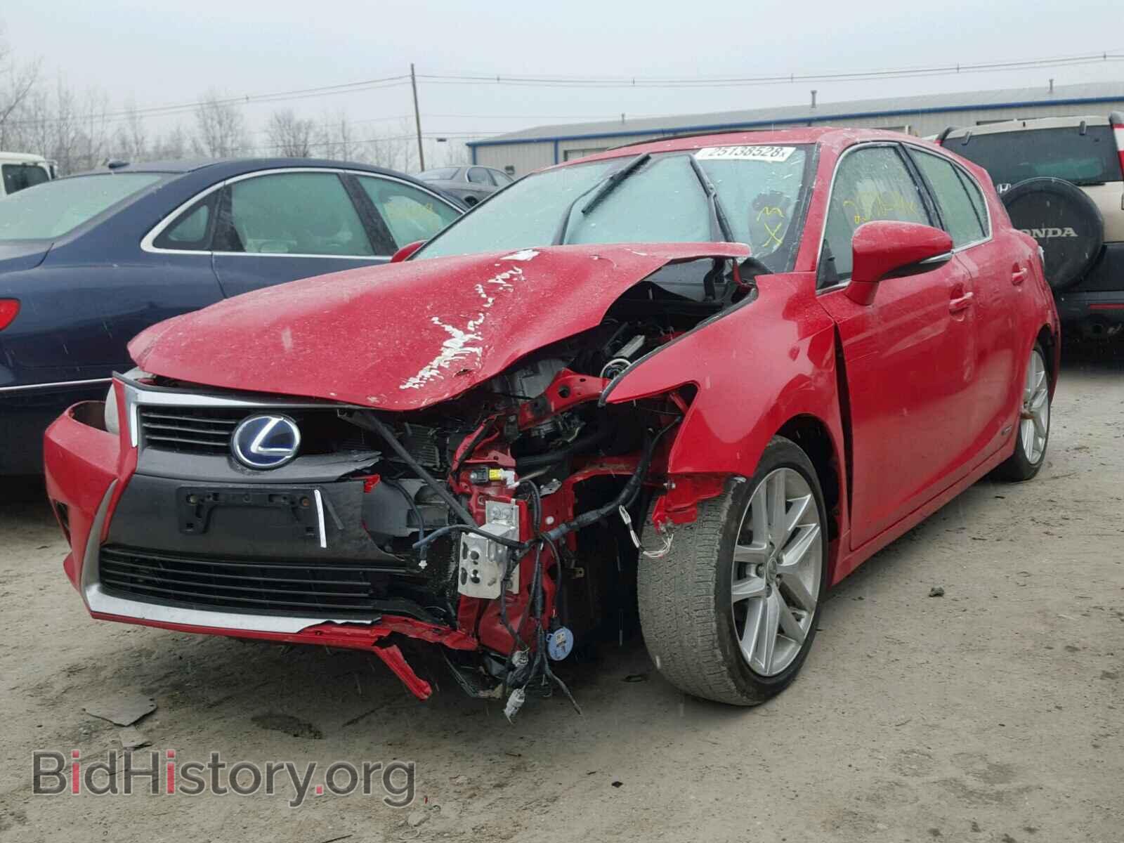 2014 LEXUS CT 200 - VIN: JTHKD5BH0E2173864 - Фото 2