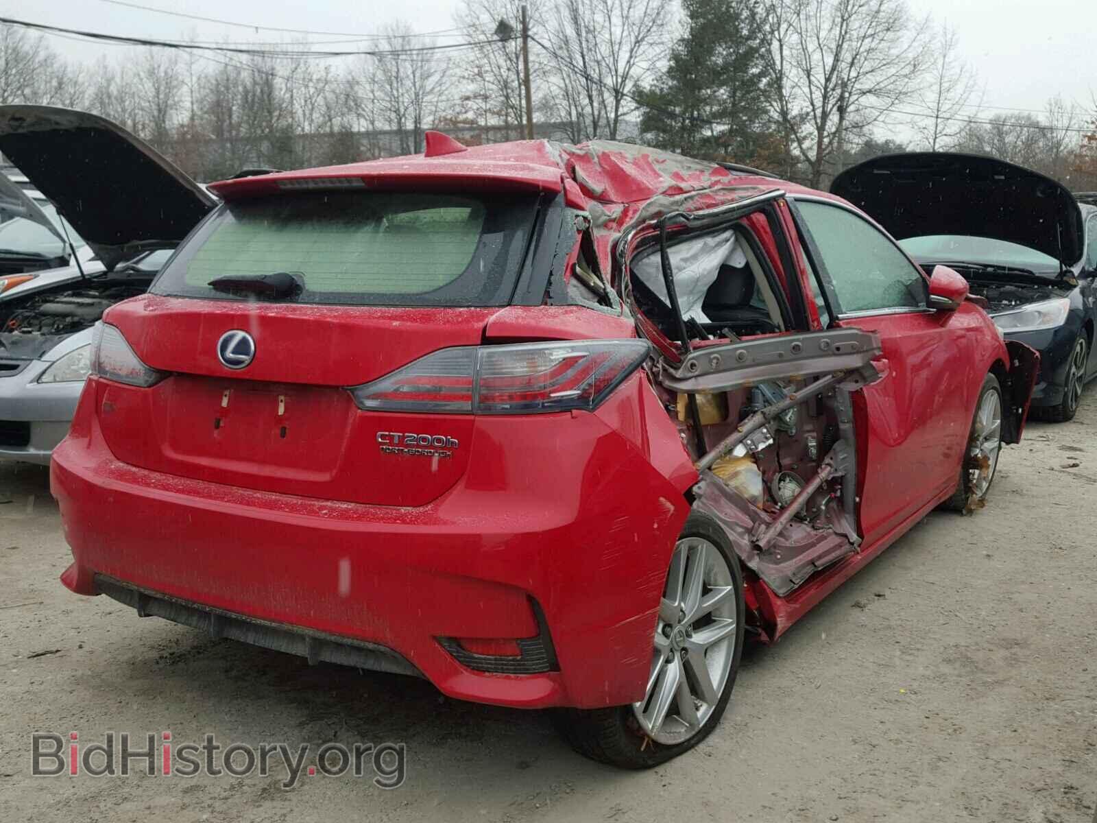2014 LEXUS CT 200 - VIN: JTHKD5BH0E2173864 - Фото 4