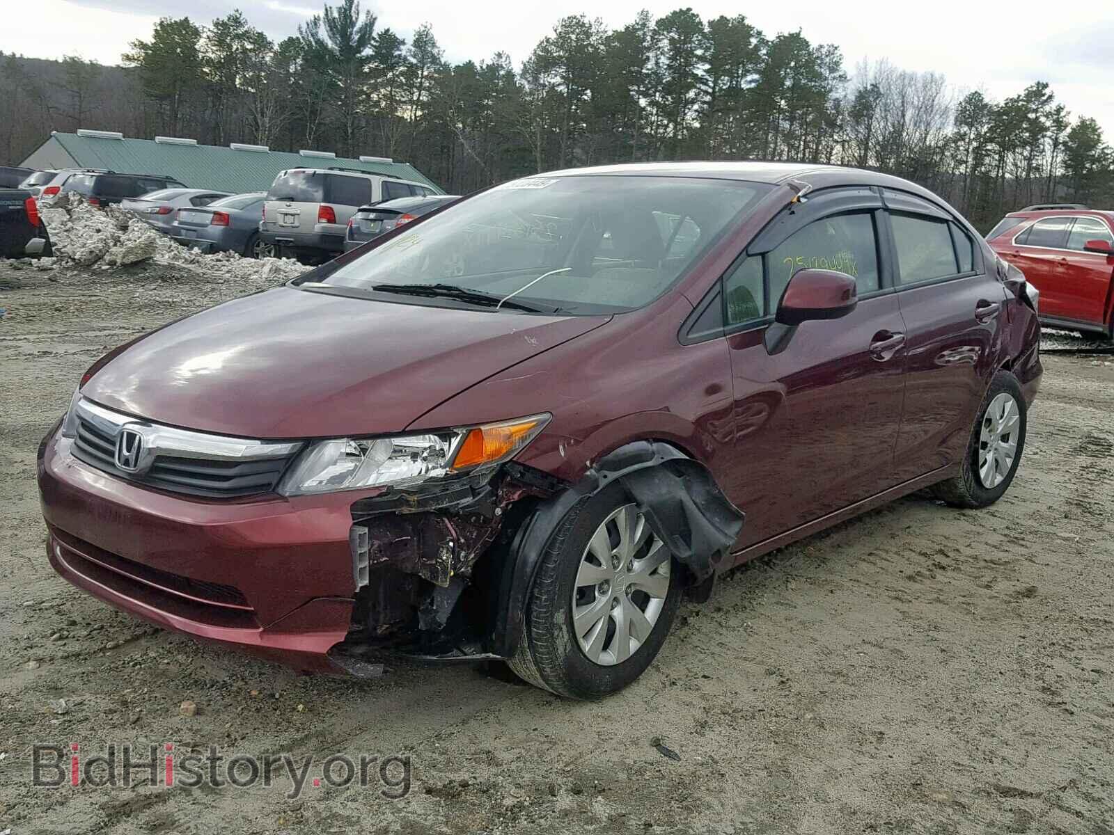 2012 HONDA CIVIC LX - VIN: JHMFB2F50CS003247 - Фото 2