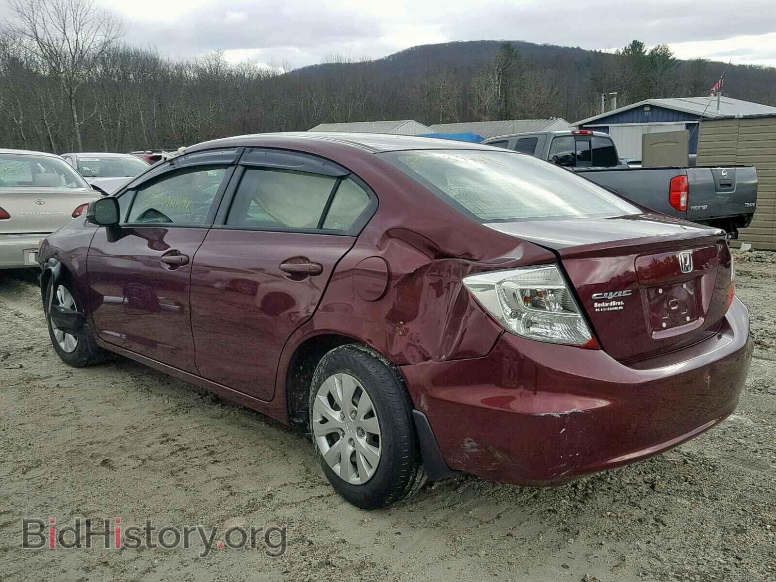 2012 HONDA CIVIC LX - VIN: JHMFB2F50CS003247 - Фото 3