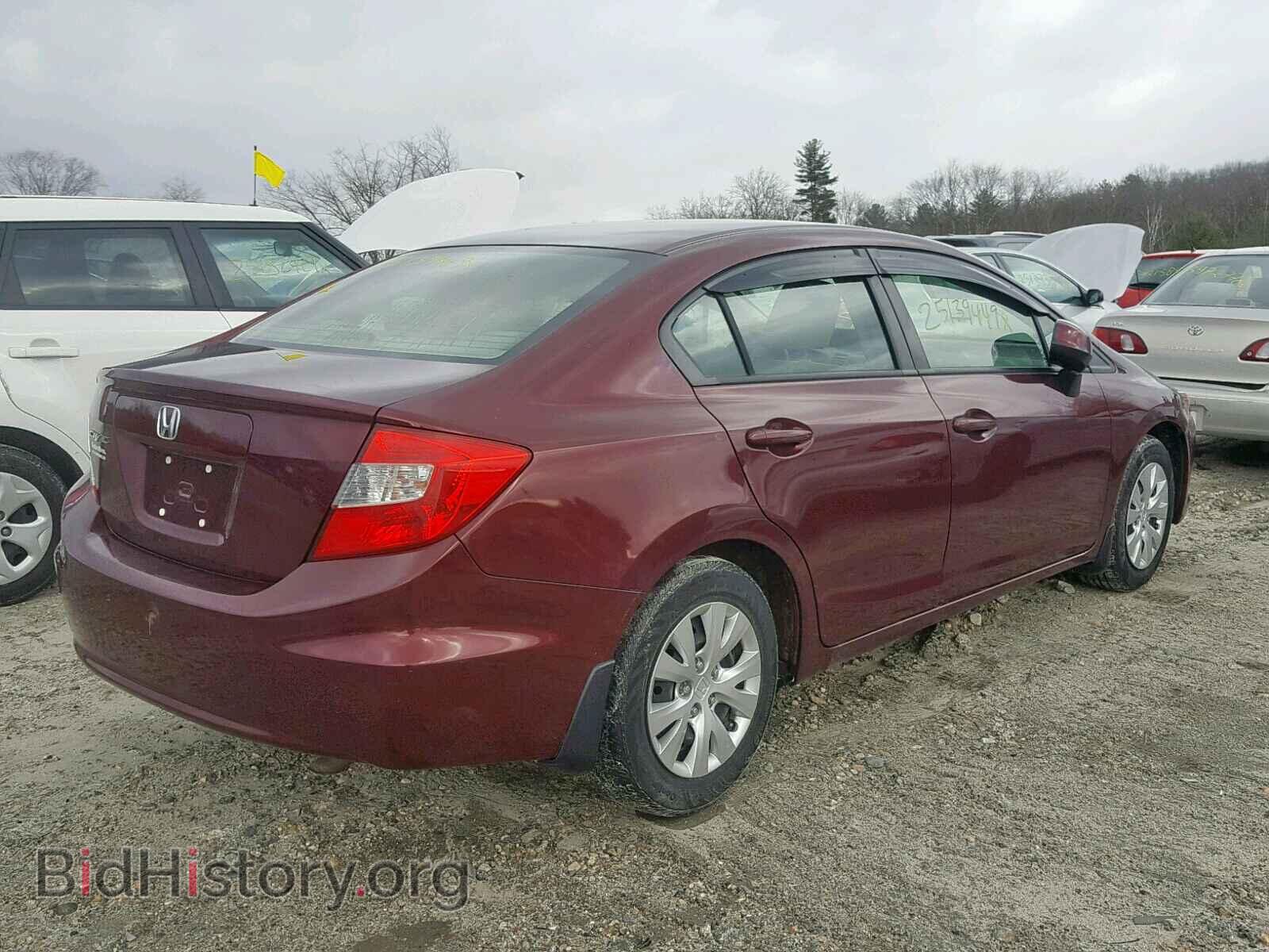2012 HONDA CIVIC LX - VIN: JHMFB2F50CS003247 - Фото 4