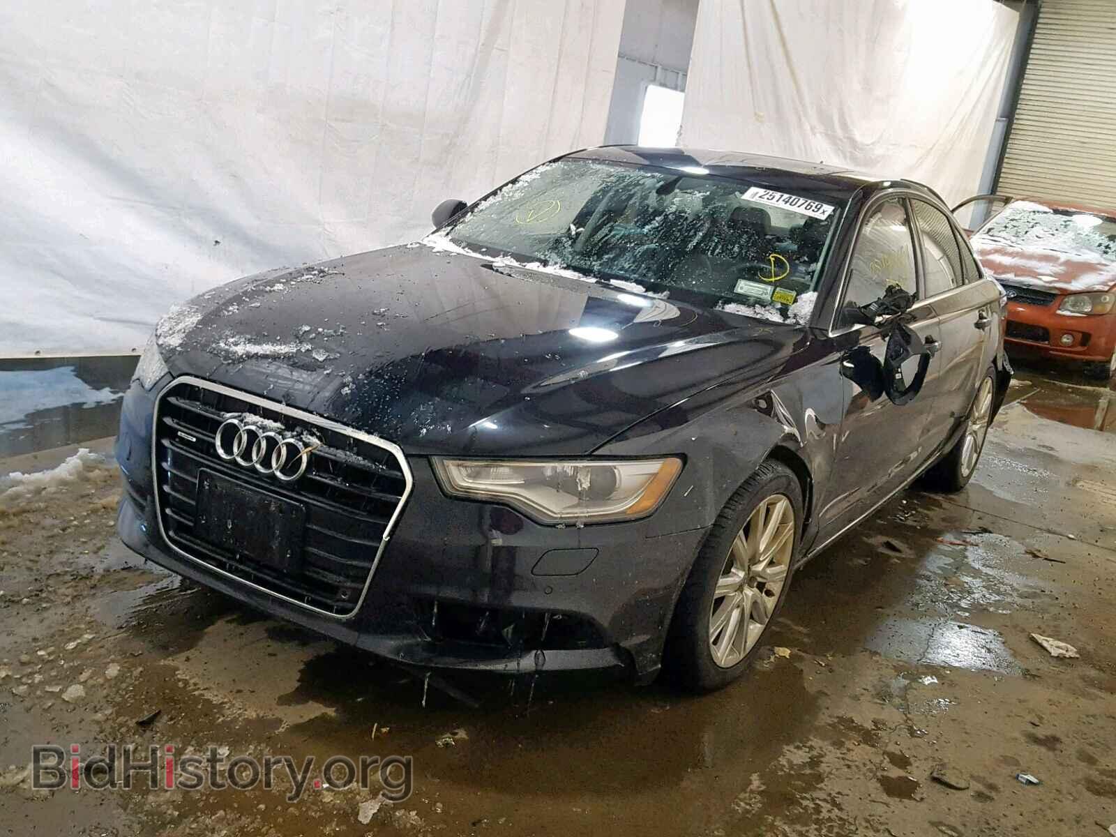 2014 AUDI A6 - VIN: WAUGFAFCXEN126670 - Фото 2