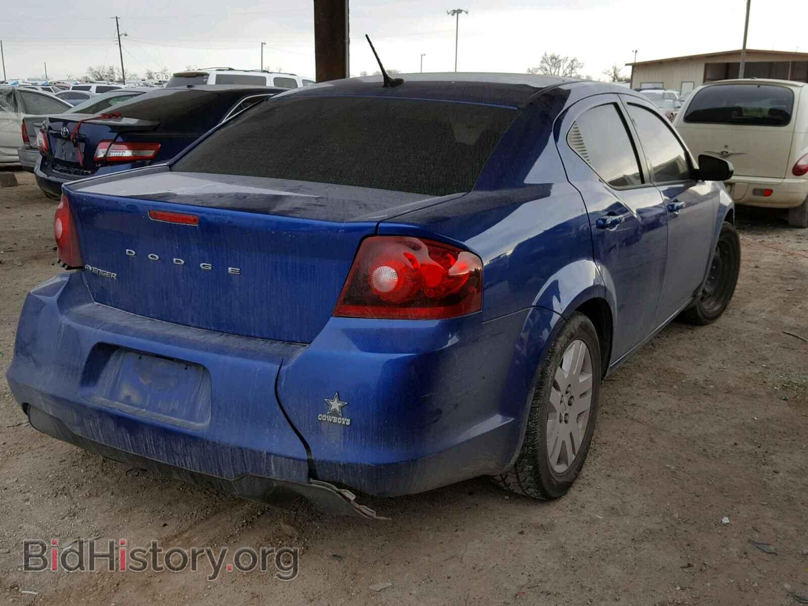 2013 DODGE AVENGER - VIN: 1C3CDZAB4DN650498 - Фото 4