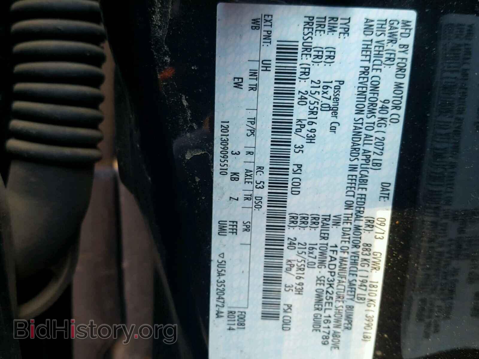 2014 FORD FOCUS - VIN: 1FADP3K25EL161789 - Photo 10
