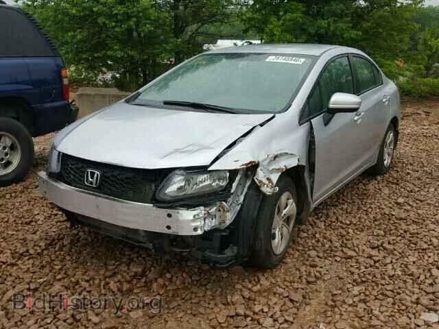 2014 HONDA CIVIC - VIN: 2HGFB2F51EH511143 - Фото 2