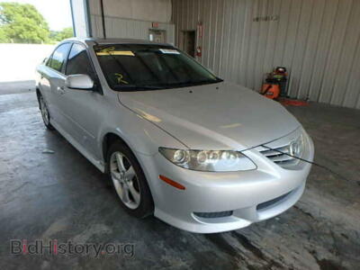 2005 Mazda 6 MAZDA6I, silver — VIN 1YVHP80CX55M20652, Copart