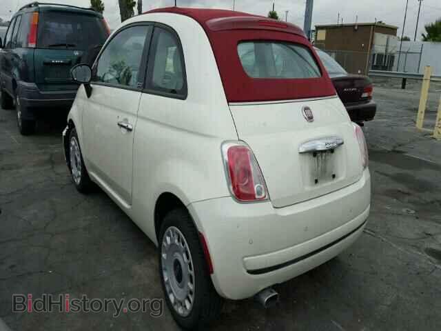 2013 FIAT 500 - VIN: 3C3CFFDR6DT754203 - Фото 3