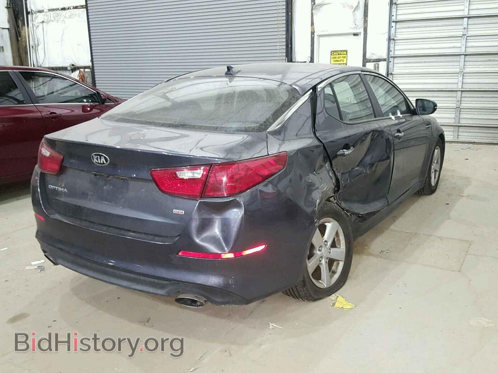 2015 KIA OPTIMA - VIN: KNAGM4A71F5621827 - Photo 4