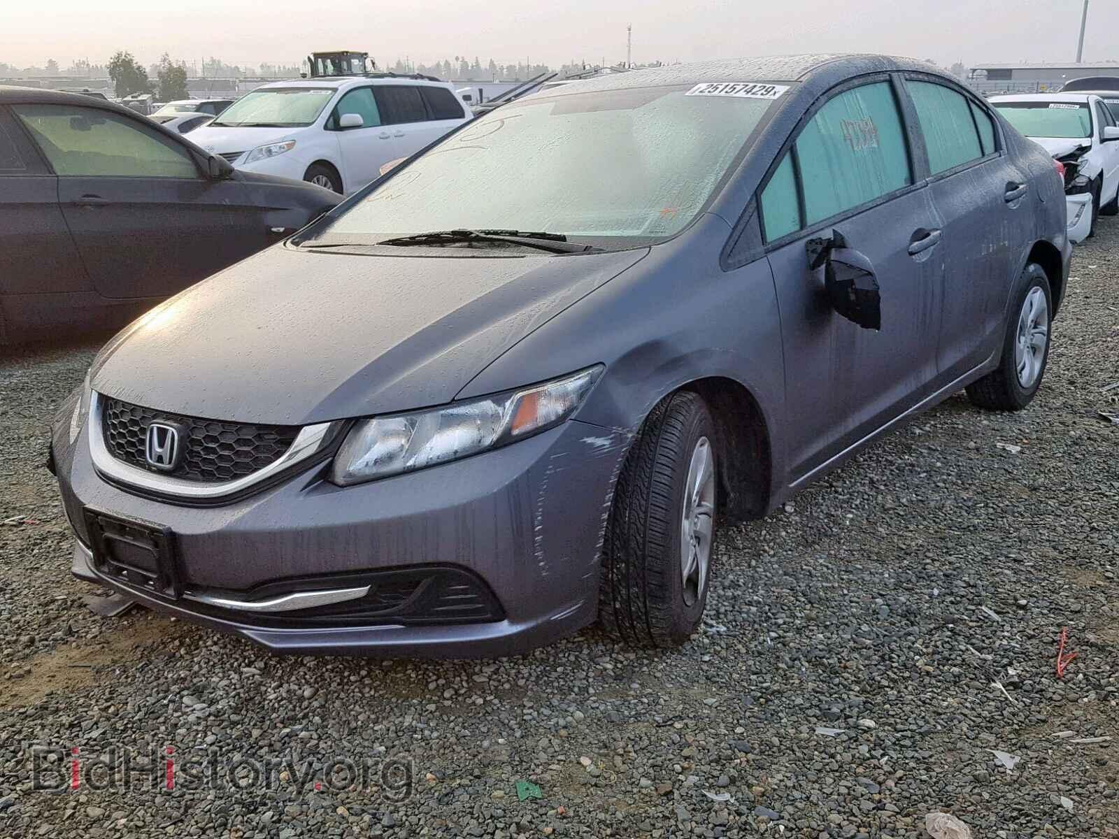 2013 HONDA CIVIC LX - VIN: 19XFB2F59DE274331 - Фото 2