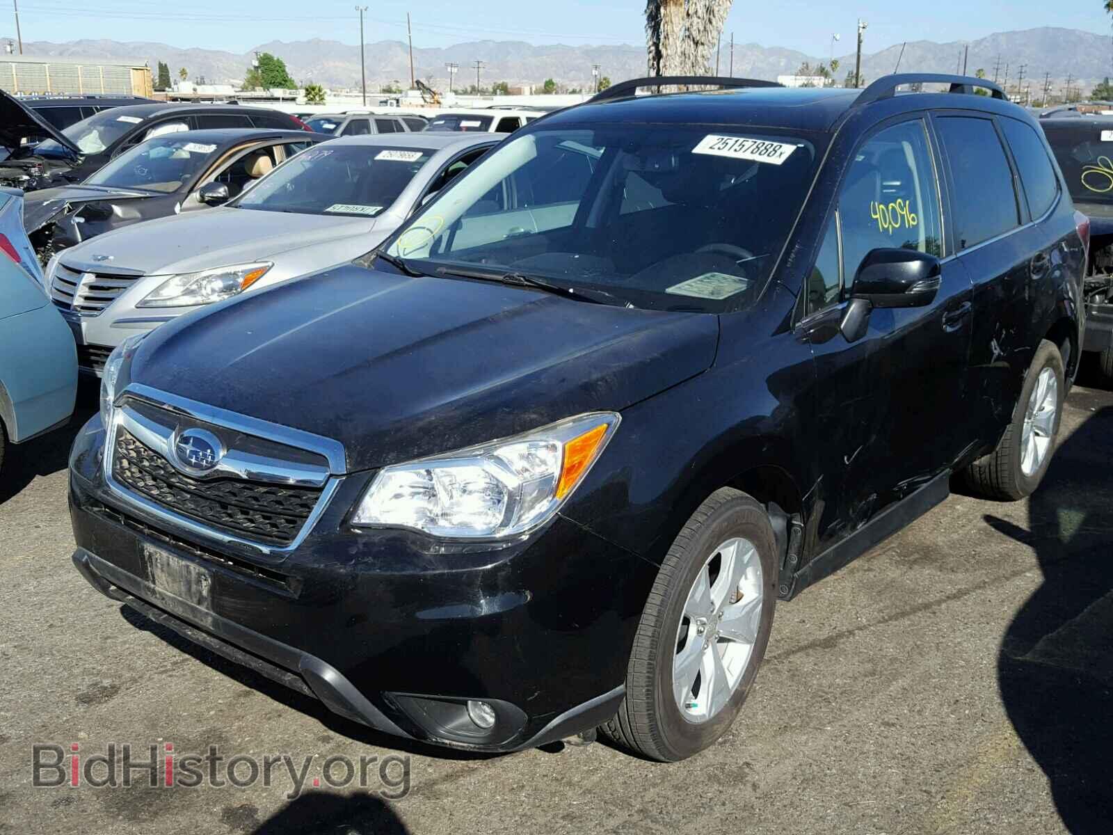 2014 SUBARU FORESTER - VIN: JF2SJAMC5EH556069 - Фото 2