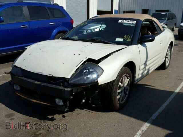 2002 MITSUBISHI ECLIPSE - VIN: 4A3AE45G22E032583 - Фото 2