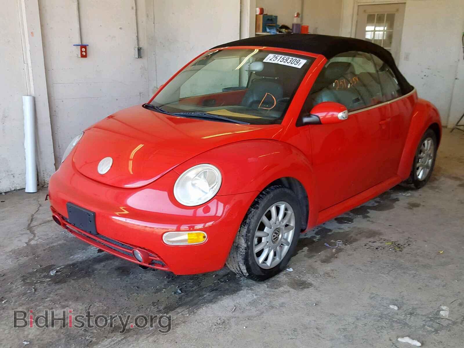 2004 VOLKSWAGEN BEETLE - VIN: 3VWCM31Y04M311936 - Фото 2