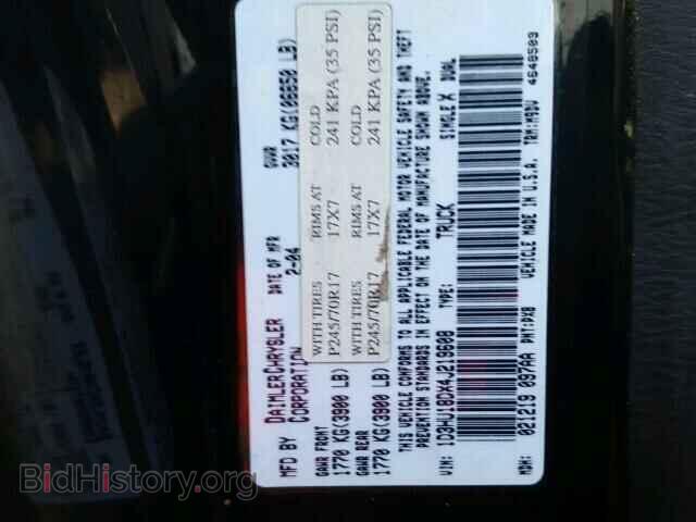 2004 DODGE RAM 1500 - VIN: 1D3HU18DX4J219608 - Фото 10