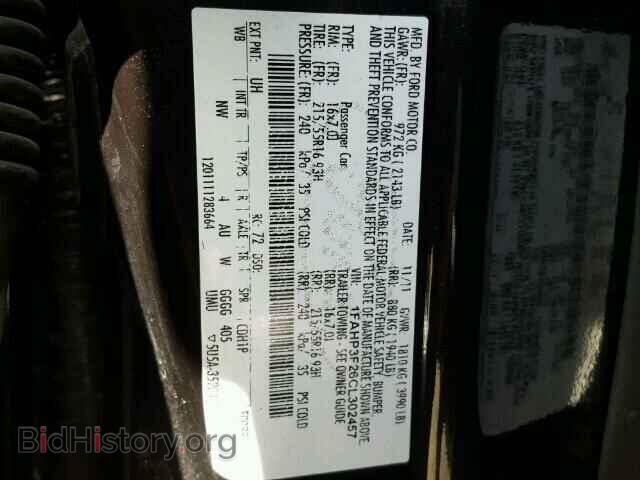2012 FORD FOCUS - VIN: 1FAHP3F26CL302457 - Фото 10