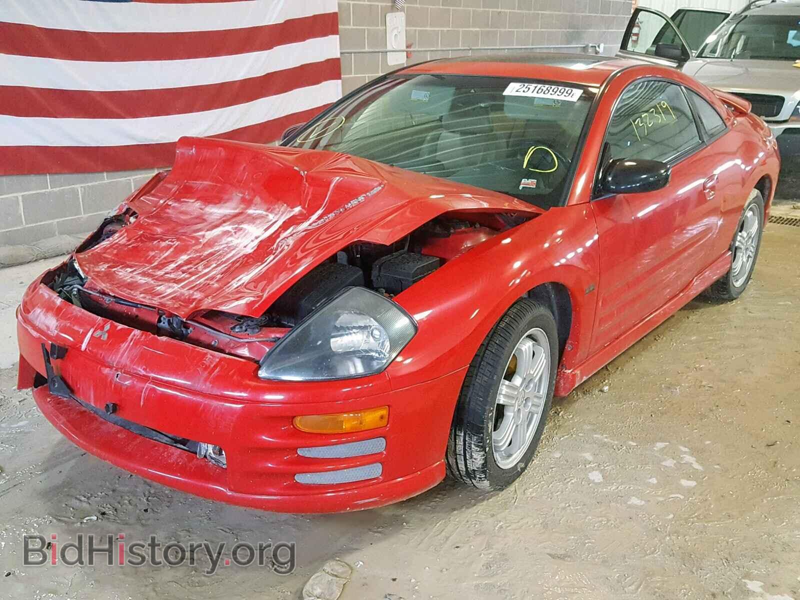 2002 MITSUBISHI ECLIPSE - VIN: 4A3AC84H32E044734 - Фото 2