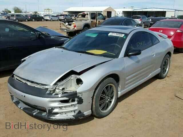 2001 MITSUBISHI ECLIPSE - VIN: 4A3AC54HX1E024350 - Фото 2