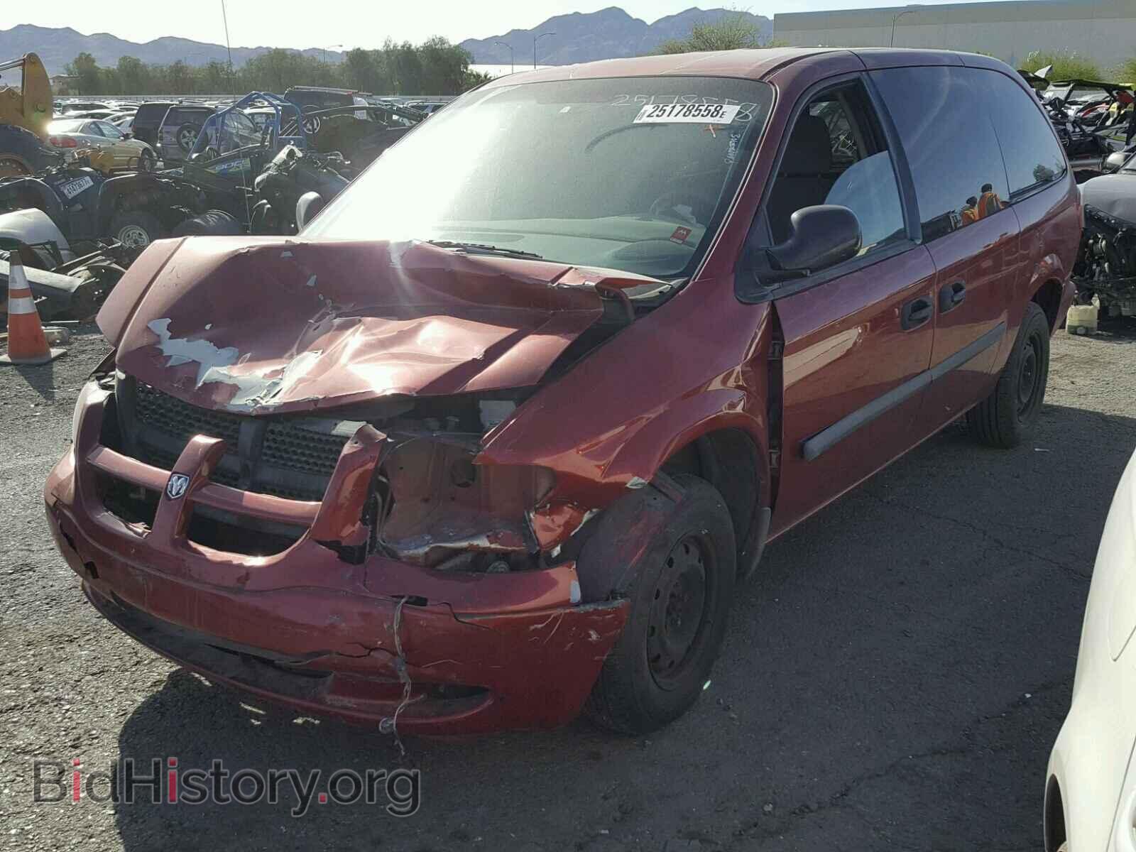2005 DODGE CARAVAN - VIN: 1D4GP24R75B366499 - Фото 2