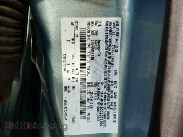 2012 FORD FOCUS - VIN: 1FAHP3H20CL373294 - Фото 10