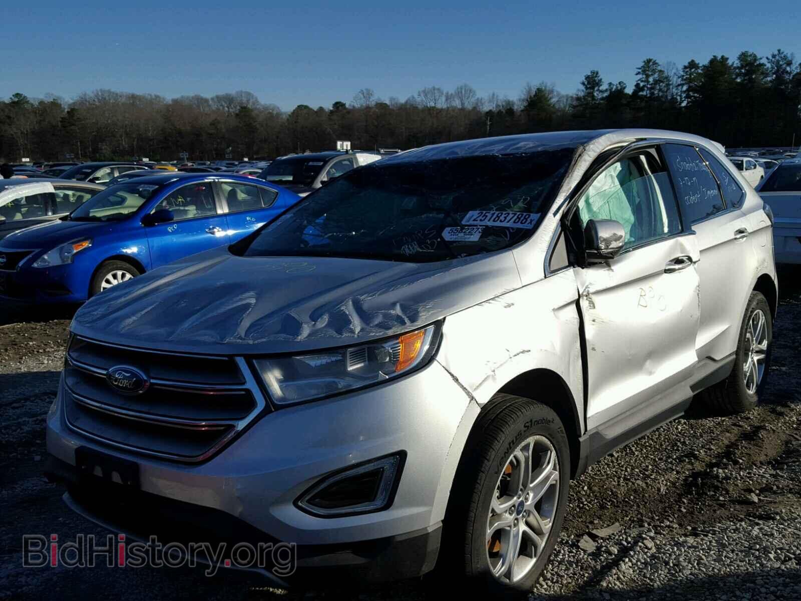2017 FORD EDGE - VIN: 2FMPK4K91HBB91817 - Фото 2