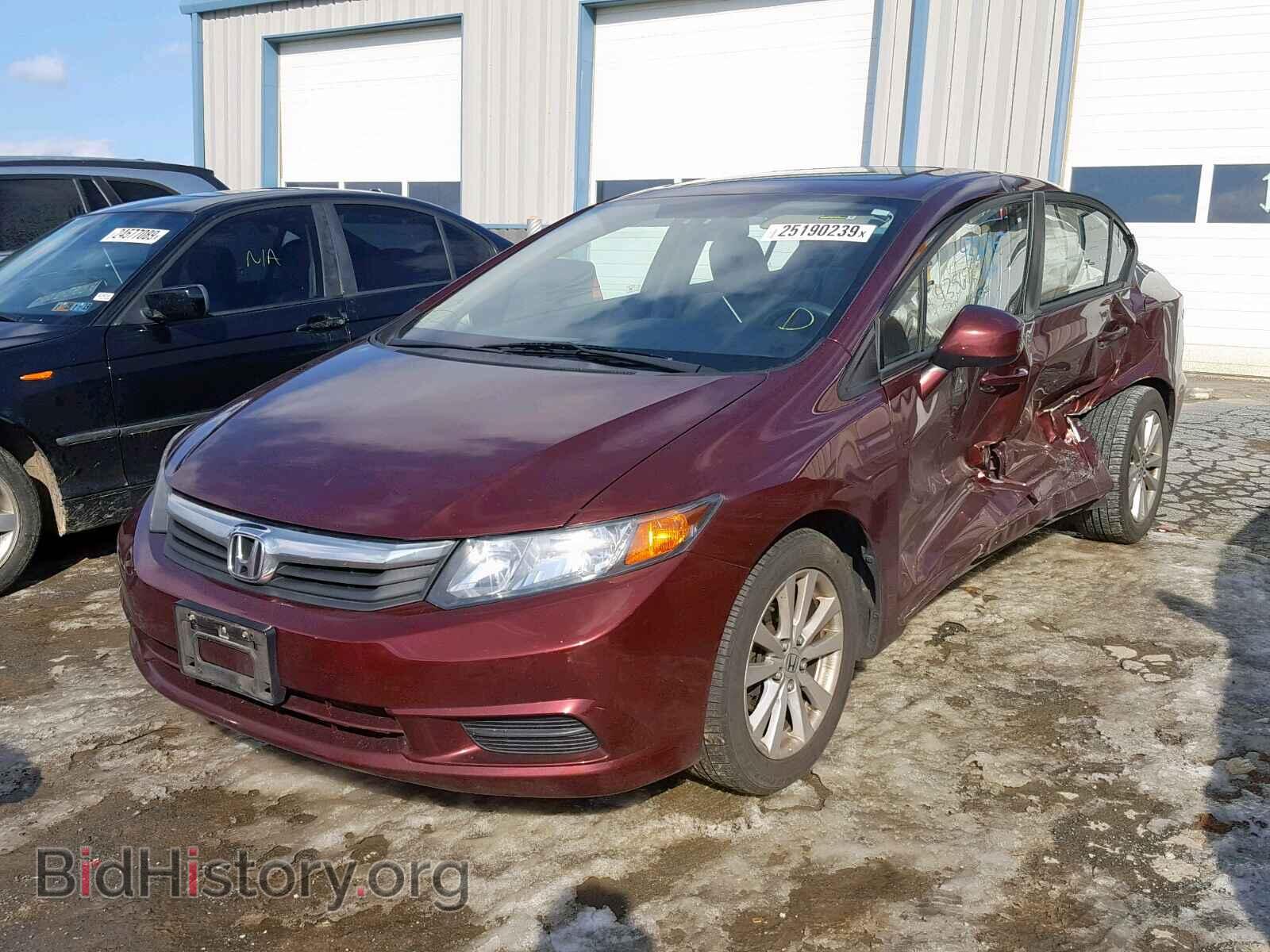 2012 HONDA CIVIC - VIN: 2HGFB2F80CH608504 - Фото 2