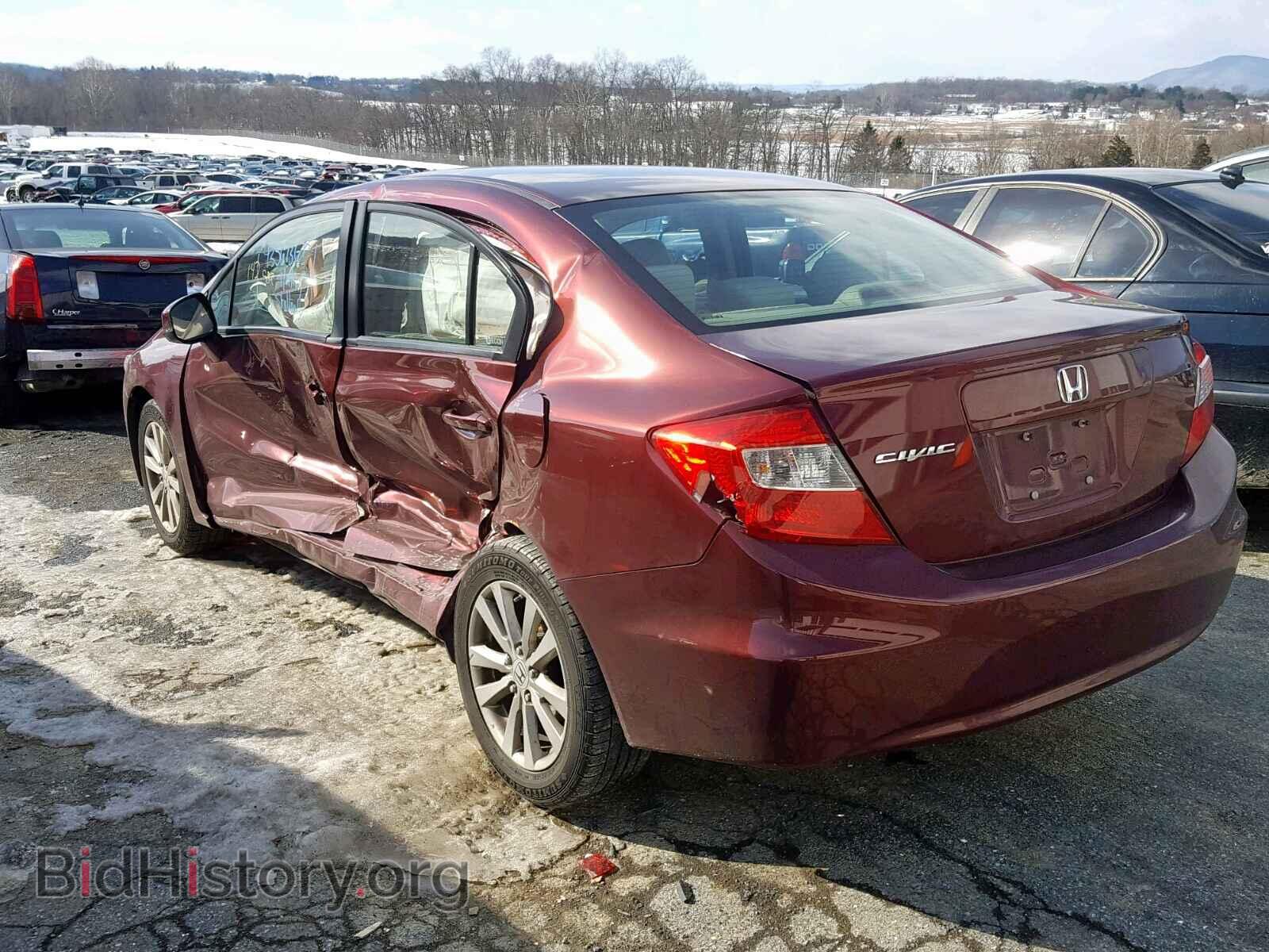2012 HONDA CIVIC - VIN: 2HGFB2F80CH608504 - Фото 3