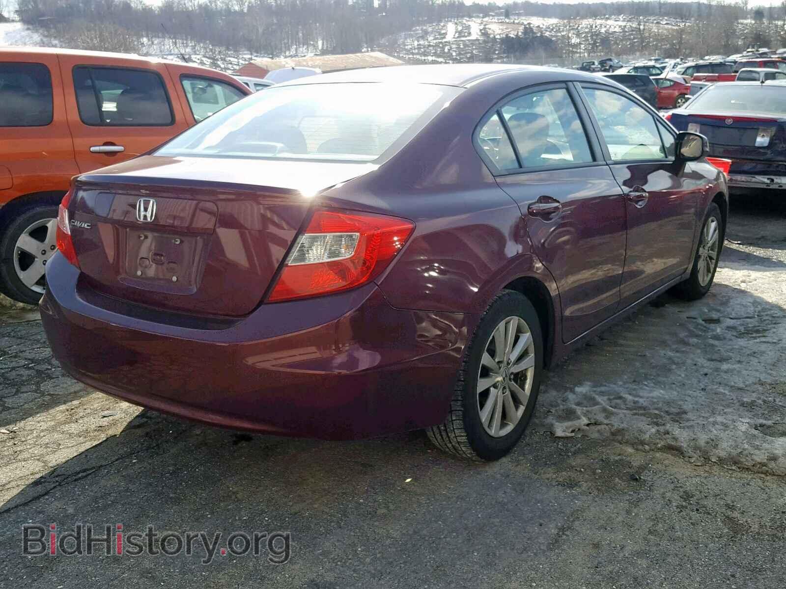 2012 HONDA CIVIC - VIN: 2HGFB2F80CH608504 - Фото 4