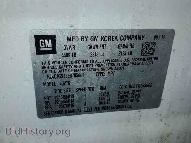 2014 BUICK ENCORE - VIN: KL4CJGSB8EB785441 - Photo 10