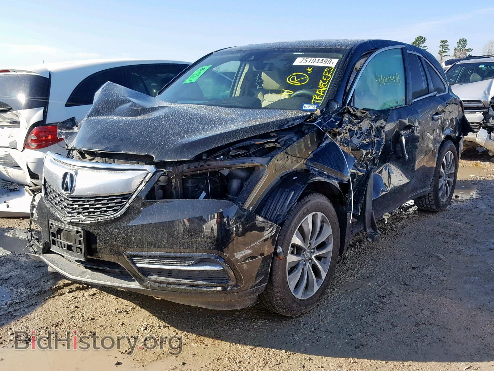 2016 ACURA MDX - VIN: 5FRYD3H43GB005932 - Фото 2