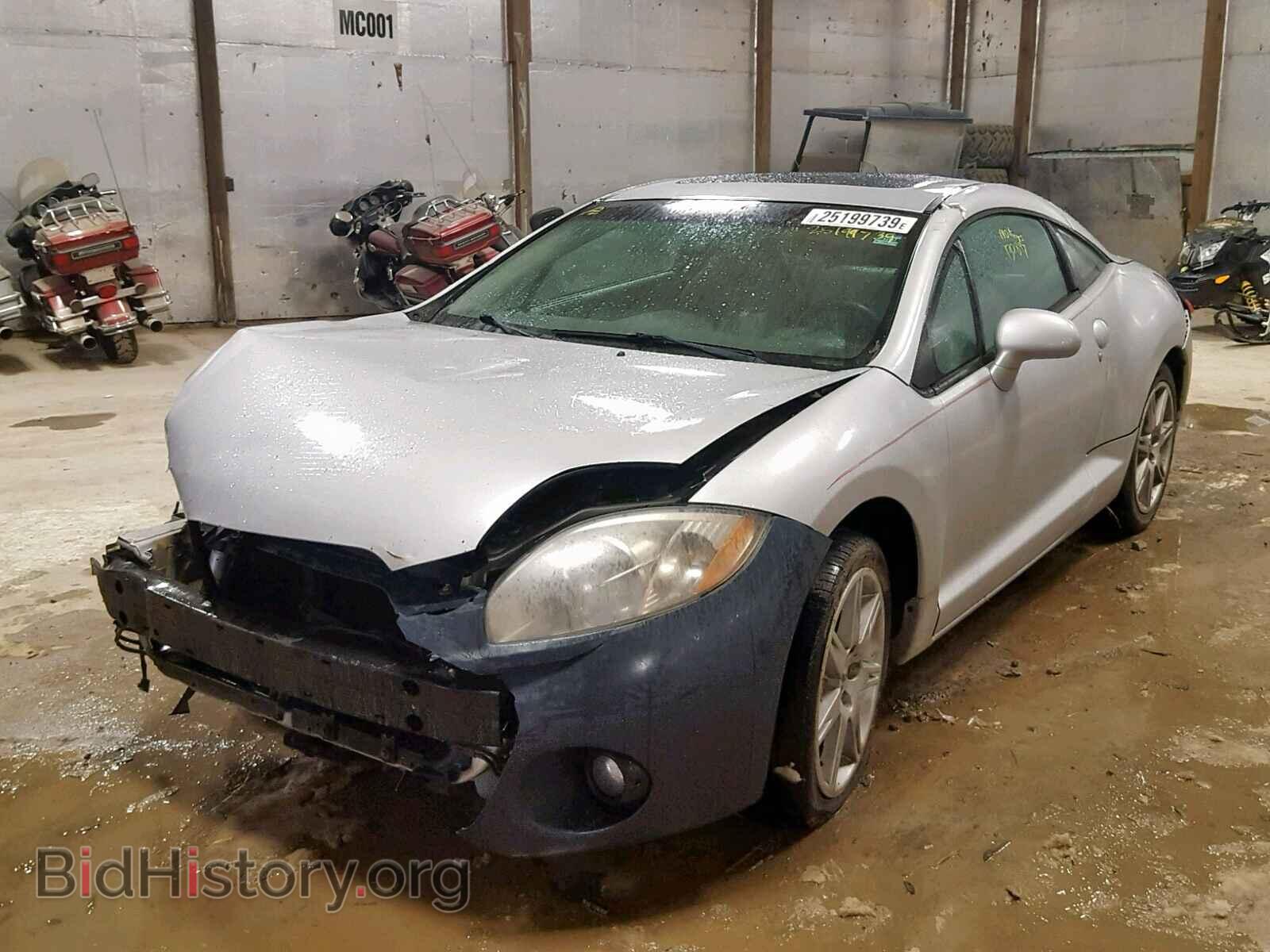 2007 MITSUBISHI ECLIPSE - VIN: 4A3AK34T17E008400 - Фото 2