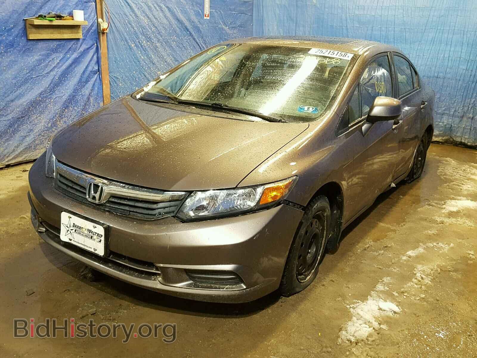 2012 HONDA CIVIC - VIN: 2HGFB2F85CH527059 - Фото 2