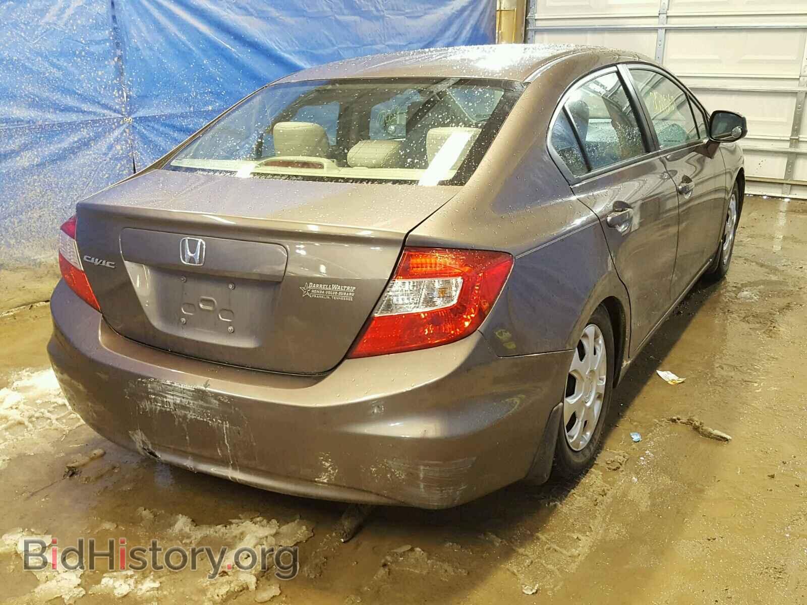 2012 HONDA CIVIC - VIN: 2HGFB2F85CH527059 - Фото 4