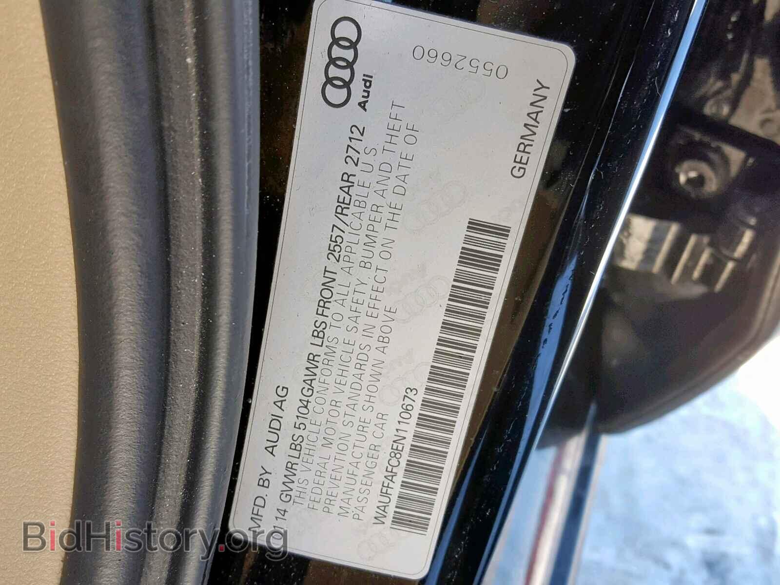 2014 AUDI A6 - VIN: WAUFFAFC8EN110673 - Photo 10