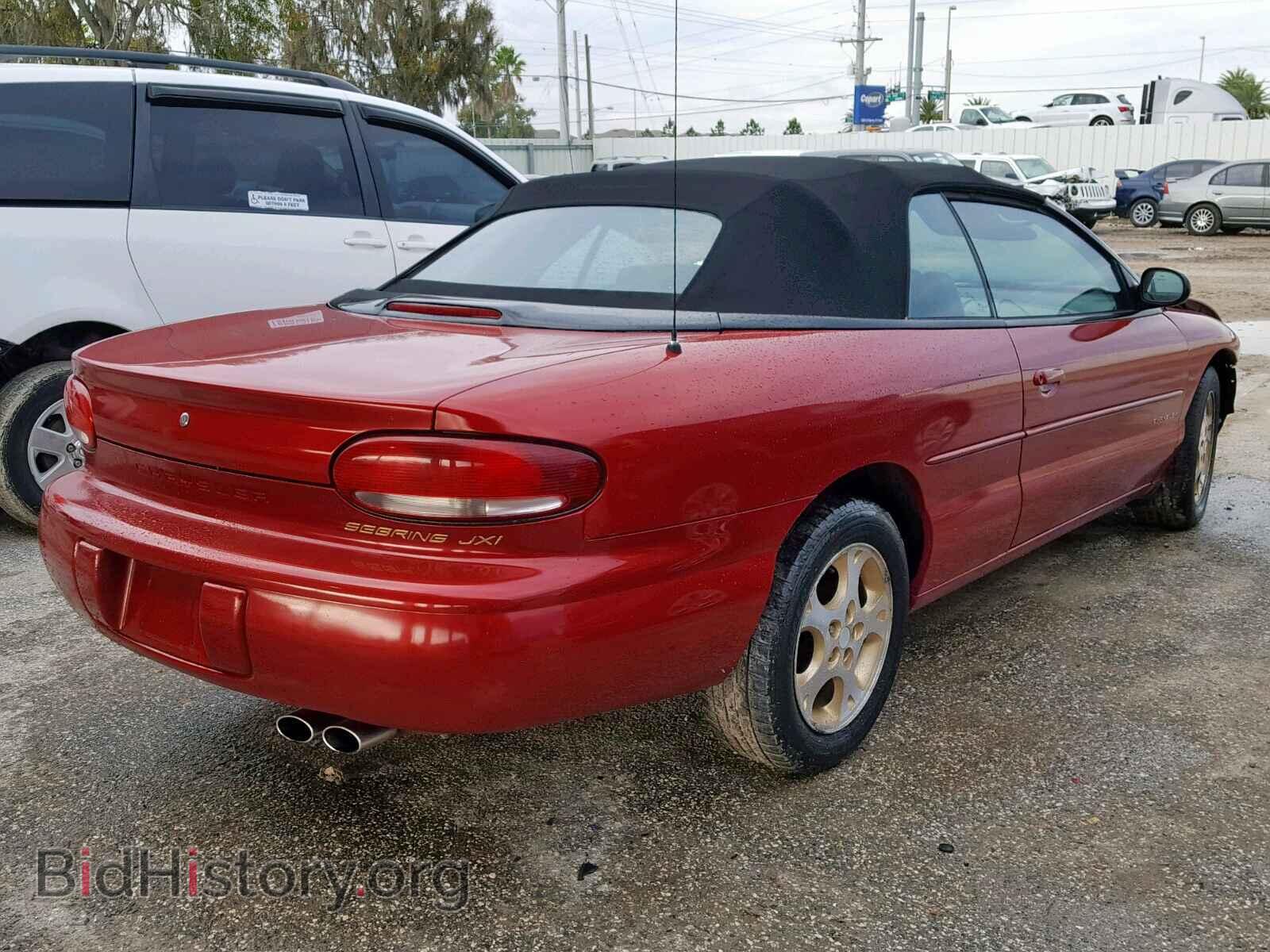 1999 CHRYSLER SEBRING - VIN: 3C3EL55H6XT604355 - Фото 4