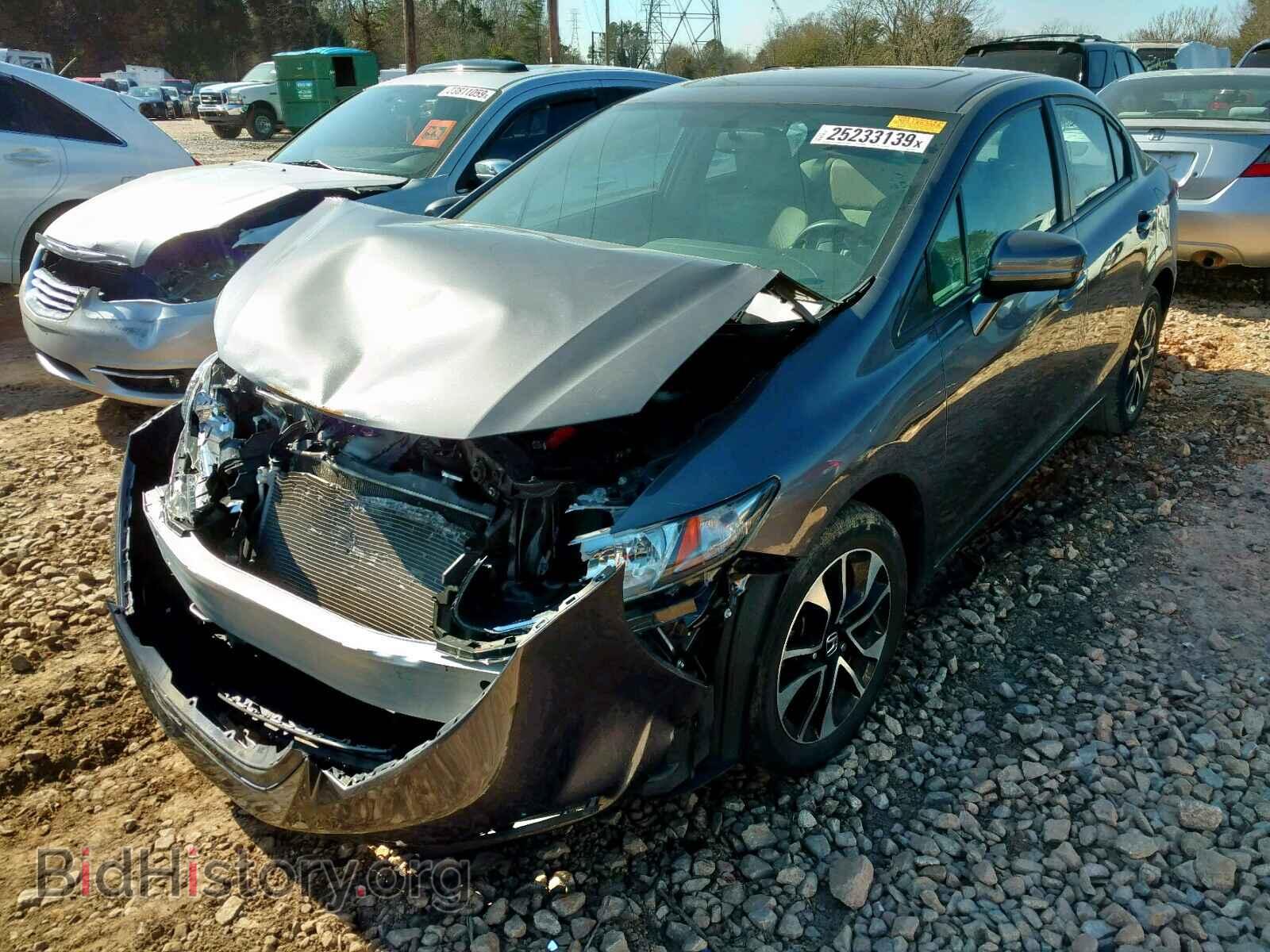 2014 HONDA CIVIC - VIN: 2HGFB2F82EH558076 - Фото 2